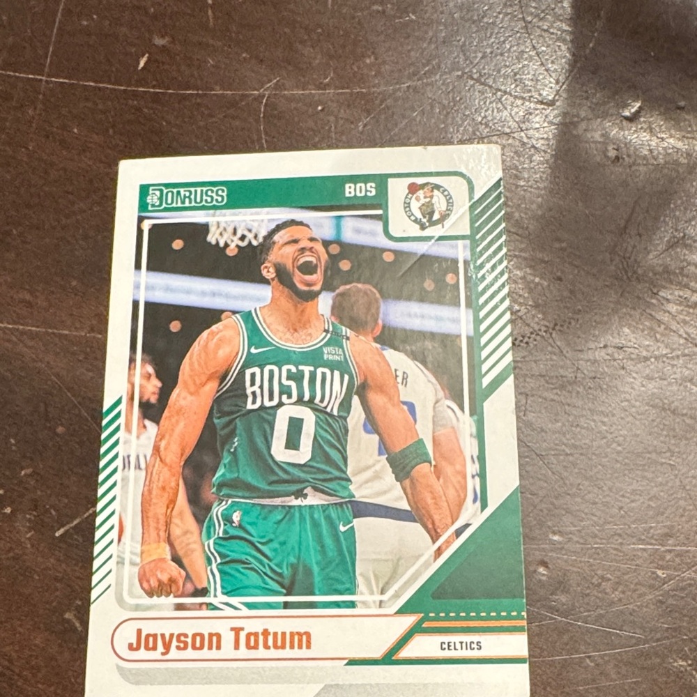 Boston Celtics Jayson Tatum Trading Card